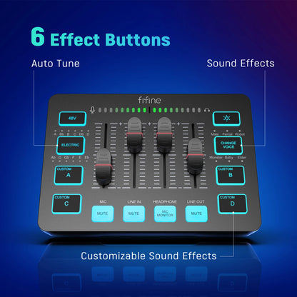 soundboard FIFINE SC3